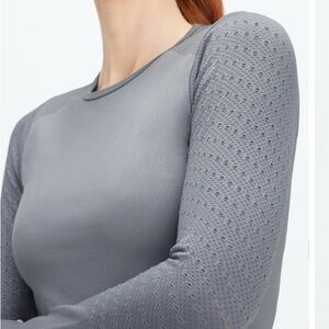 Fabletics Sync Seamless Long Sleeve Top, Sz L